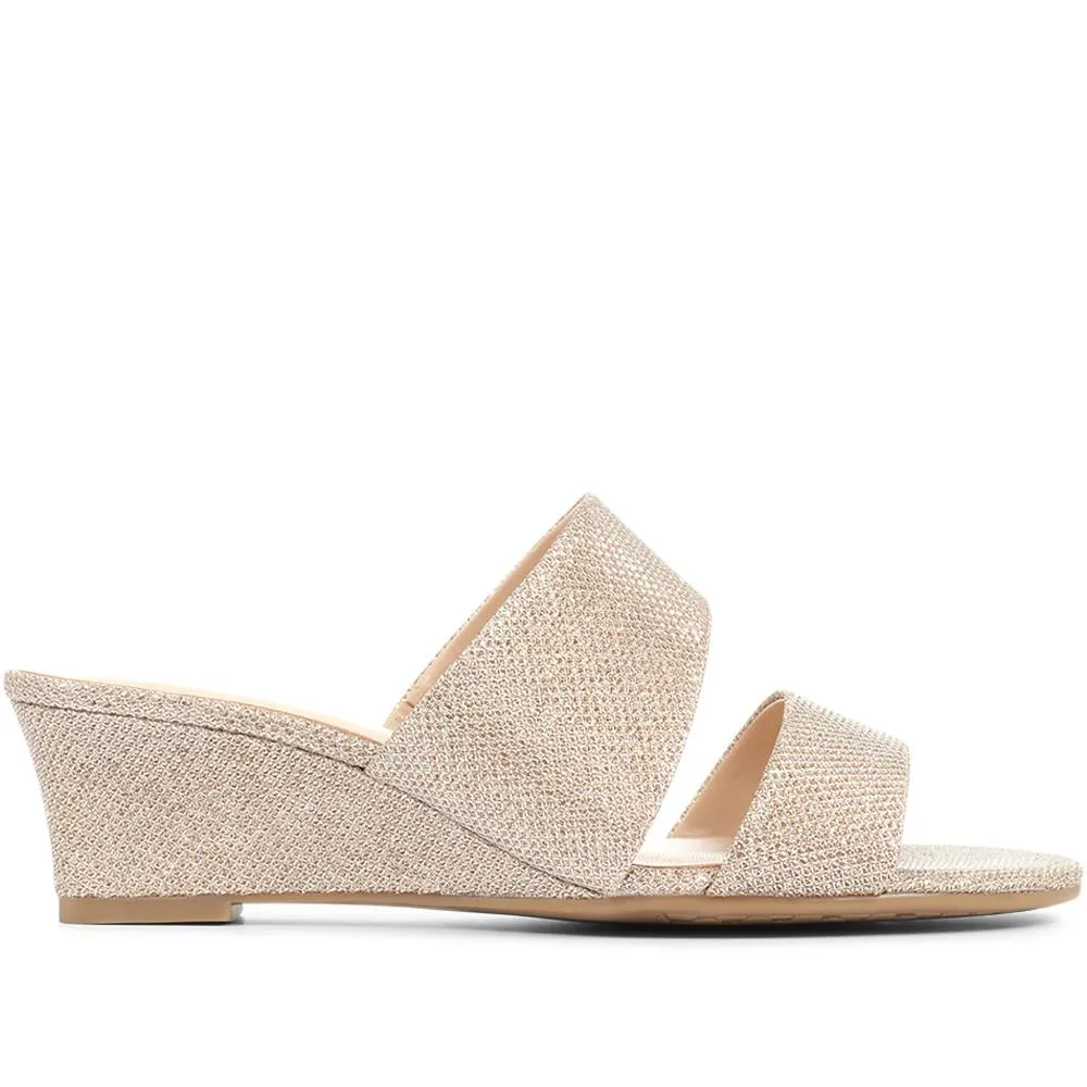 Wide Fit Wedge Mule Sandals - ALA31027 / 317 598 sold by Shoe-Shop product image thumbnail 2