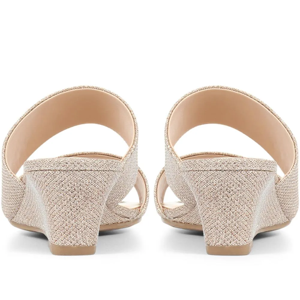 Wide Fit Wedge Mule Sandals - ALA31027 / 317 598 sold by Shoe-Shop product image thumbnail 3