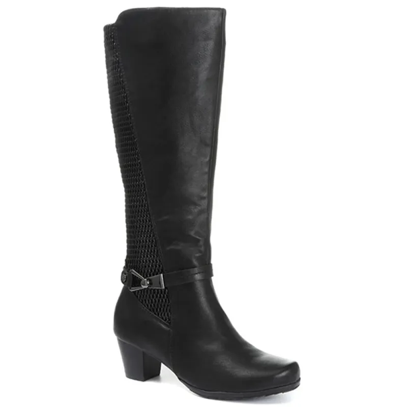 Stretch Fit Knee High Boot - WOIL30039 / 316 485 sold by Shoe-Shop