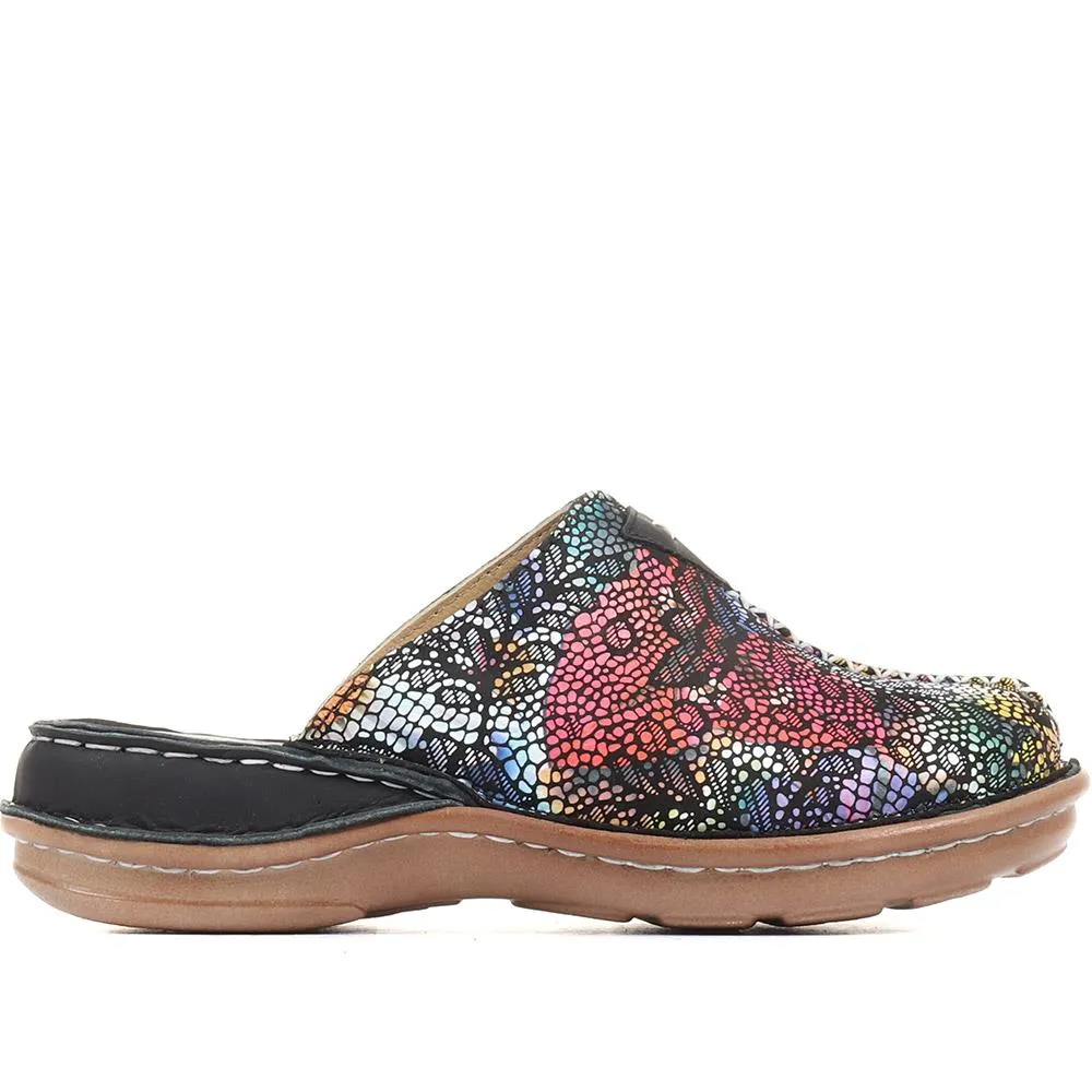 Leather Slip-On Clogs - CAY36001 / 322 729 sold by Shoe-Shop product image thumbnail 3