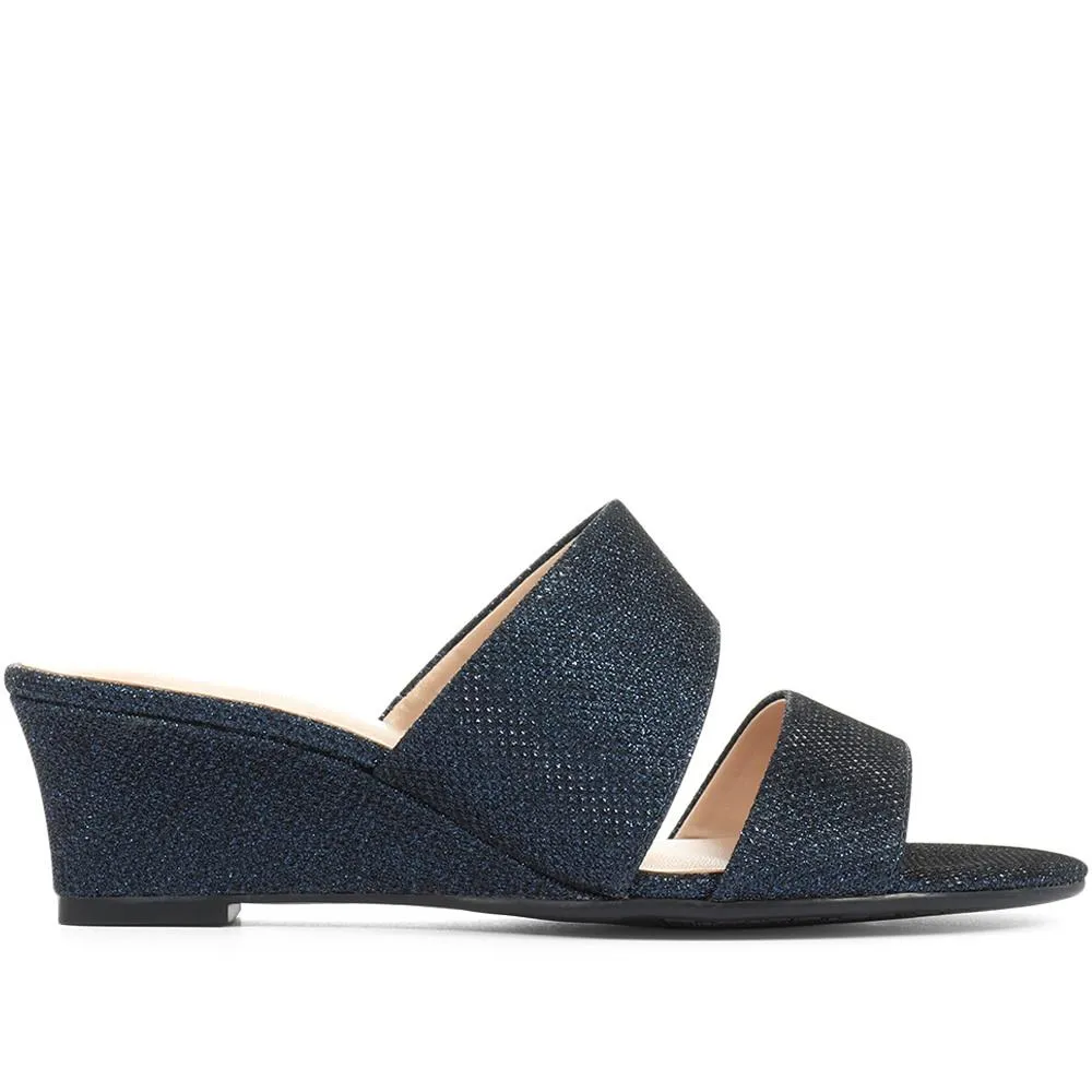 Wide Fit Wedge Mule Sandals - ALA31027 / 317 598 sold by Shoe-Shop product image thumbnail 2