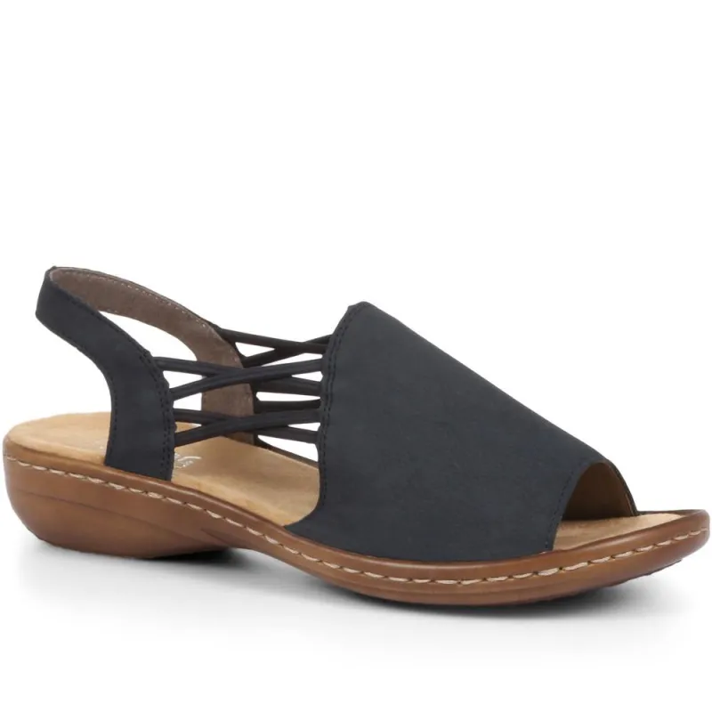 Elasticated Slingback Sandal - RKR31511 / 317 743 made by Rieker