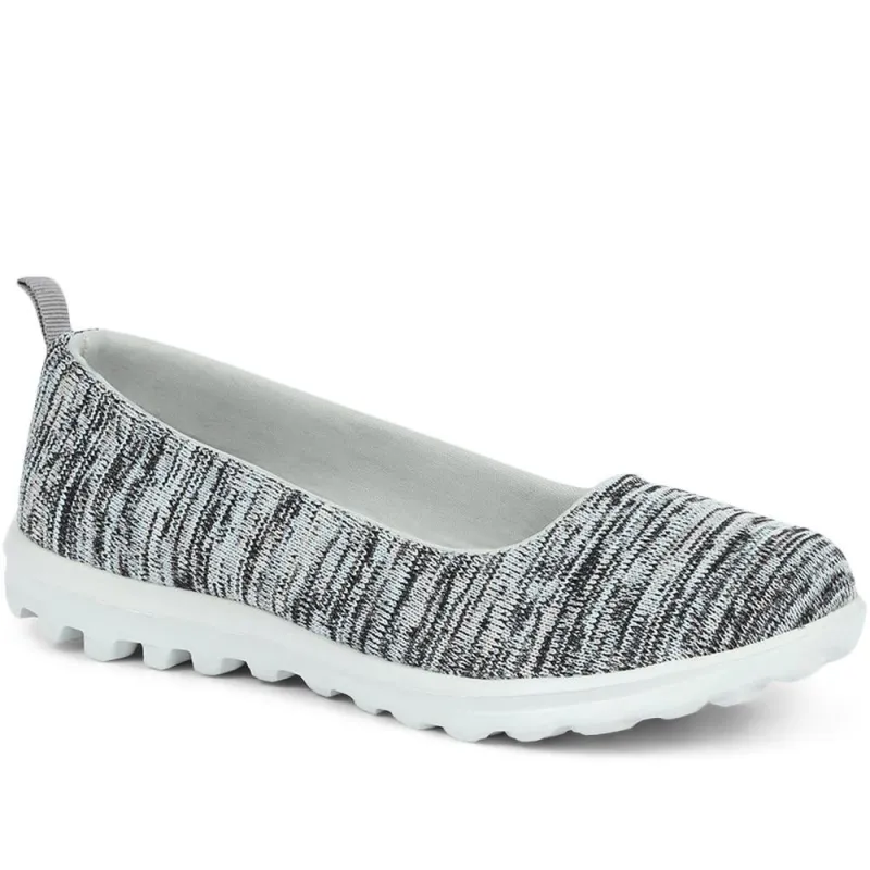 Wide Fit Trainer Pumps - BRK31027 / 317 369 sold by Shoe-Shop