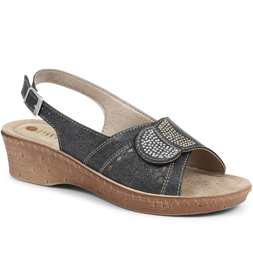 Touch-Fastening Sling-Back Sandal - INB31011 / 317 917 sold by Shoe-Shop