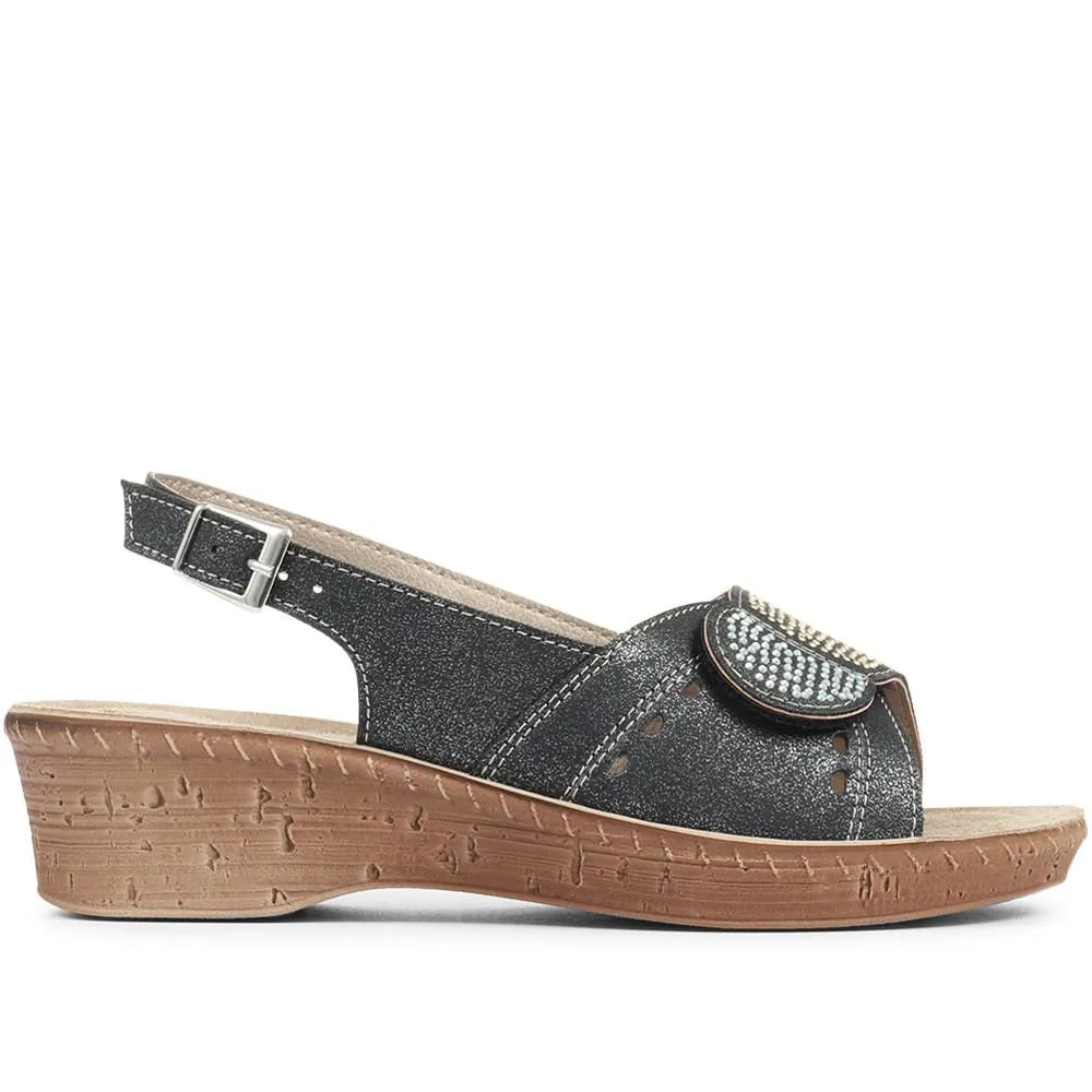 Touch-Fastening Sling-Back Sandal - INB31011 / 317 917 sold by Shoe-Shop product image thumbnail 2