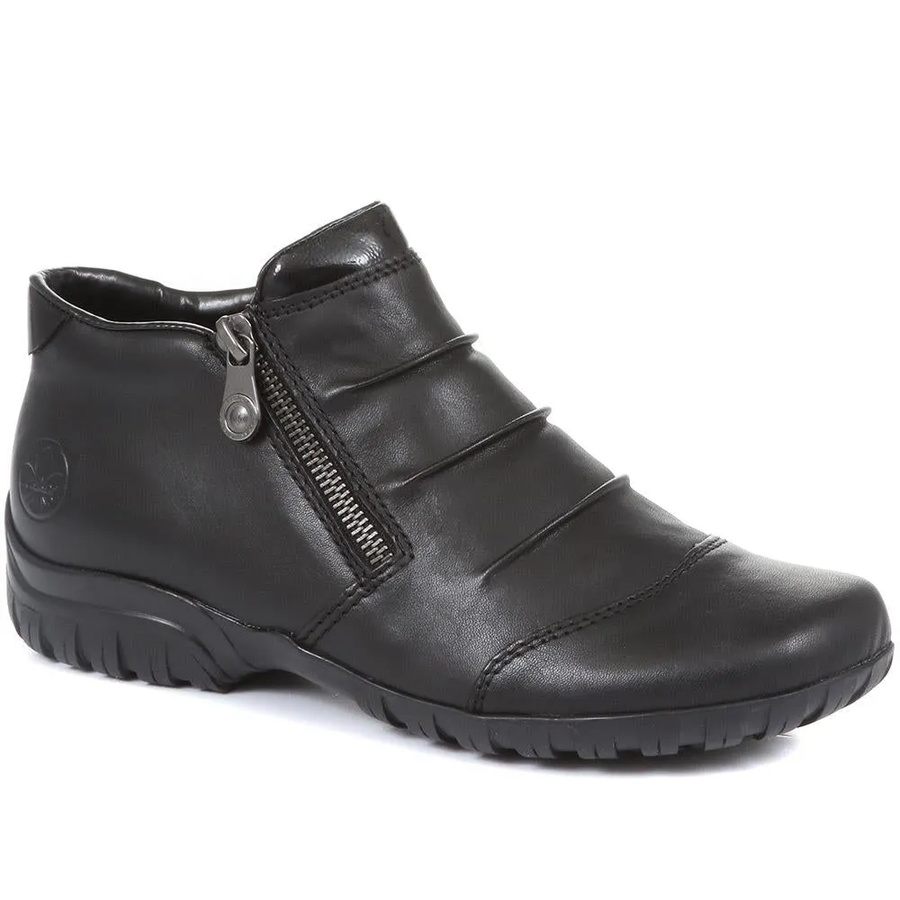 Wide Fit Leather Shoe Boots - RKR34514 / 320 677 sold by Shoe-Shop
