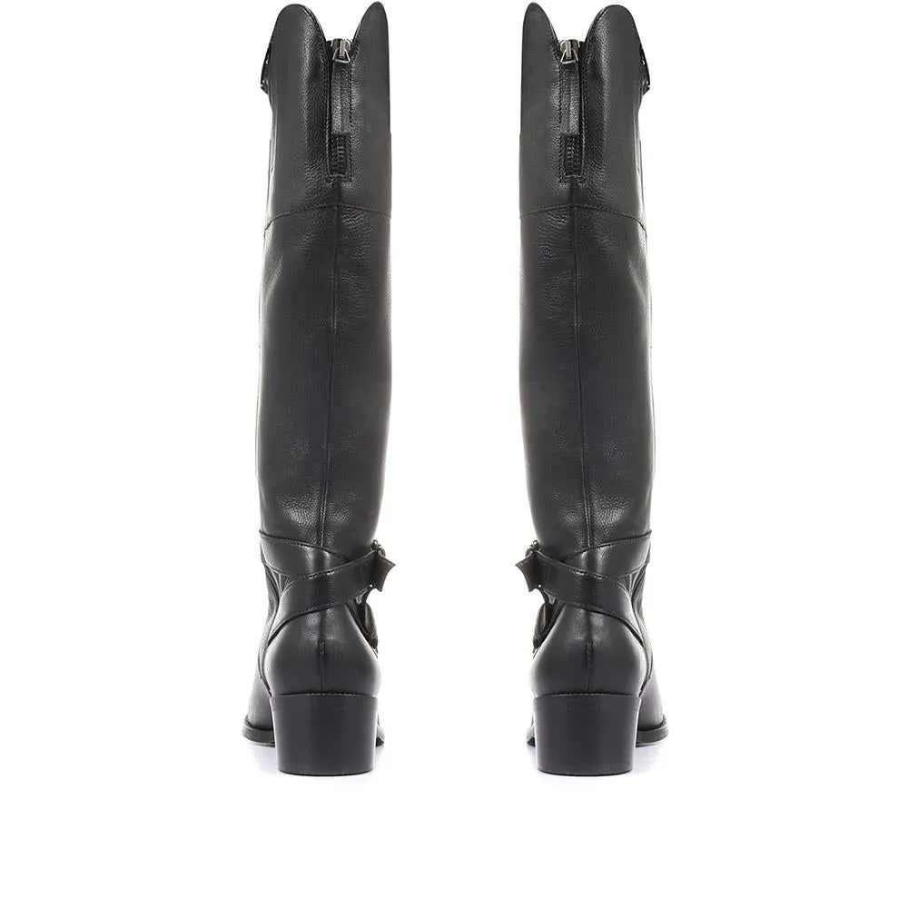 Phoebe Leather Knee High Boots - PHOEBE / 26334277 sold by Shoe-Shop product image thumbnail 3