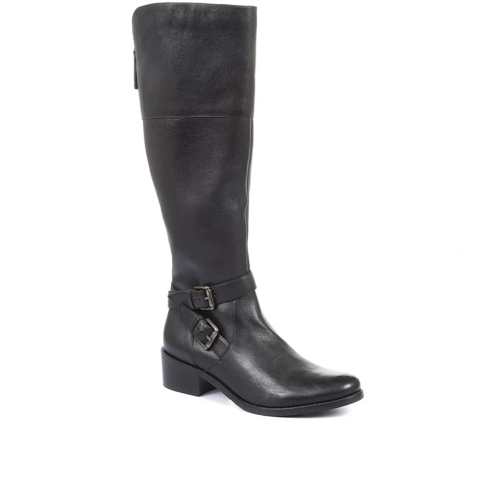 Phoebe Leather Knee High Boots - PHOEBE / 26334277 sold by Shoe-Shop