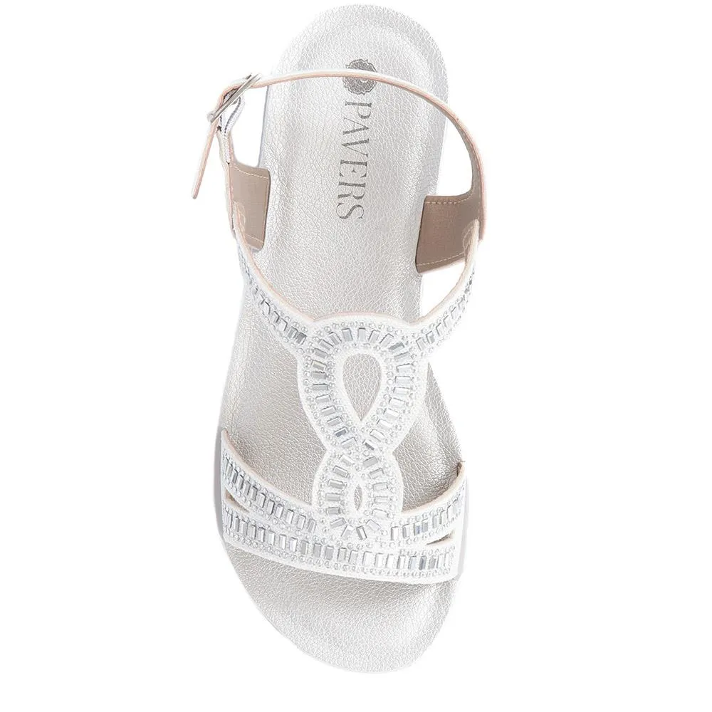 Adjustable Embellished Sandals - INB39017 / 325 260 sold by Shoe-Shop product image thumbnail 5