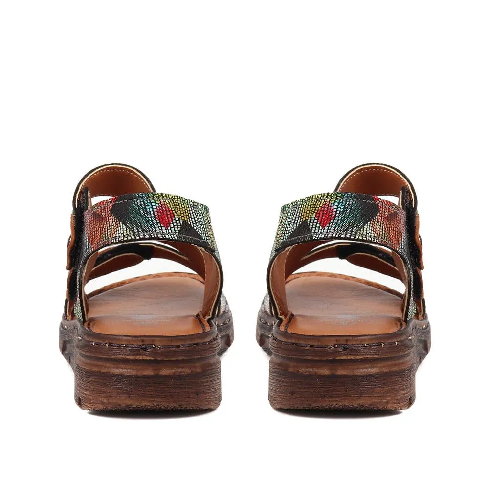 Leather Touch Fasten Sandals - LUCK37005 / 323 988 sold by Shoe-Shop product image thumbnail 4