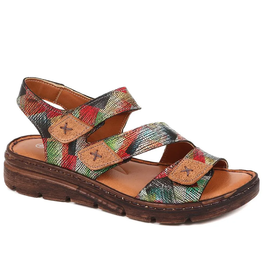 Leather Touch Fasten Sandals - LUCK37005 / 323 988 sold by Shoe-Shop product image thumbnail 2