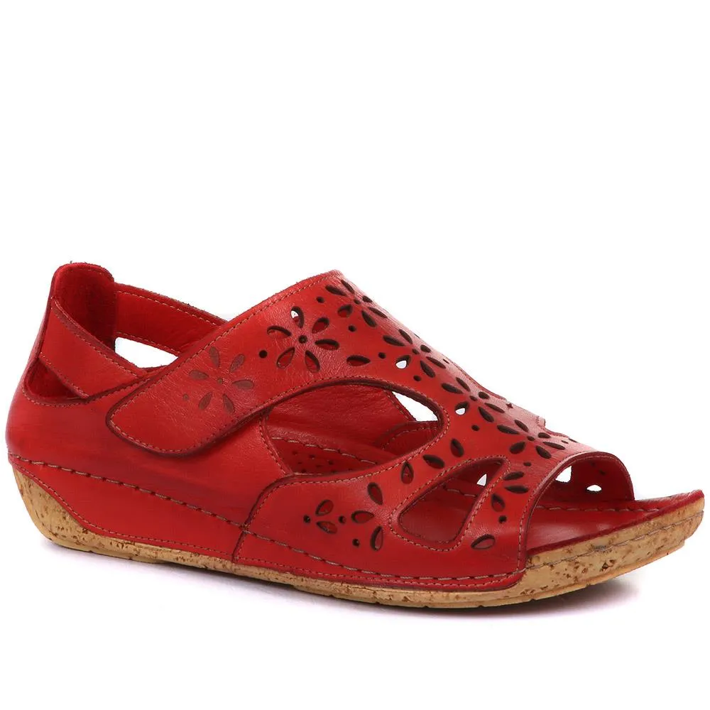 Floral Cut Out Sandals - KARY33009 / 319 942 sold by Shoe-Shop