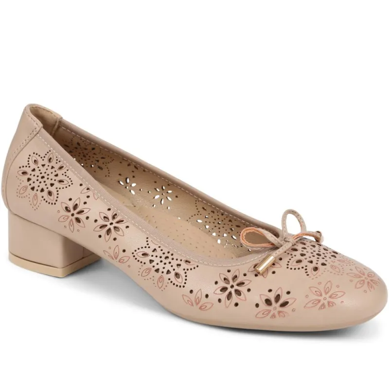 Cut Out Detail Court Shoes - WK39005 / 324 952 sold by Shoe-Shop