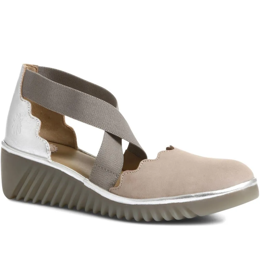 Leather Wedge Sandals - FLYLO35502 / 321 881 sold by Shoe-Shop