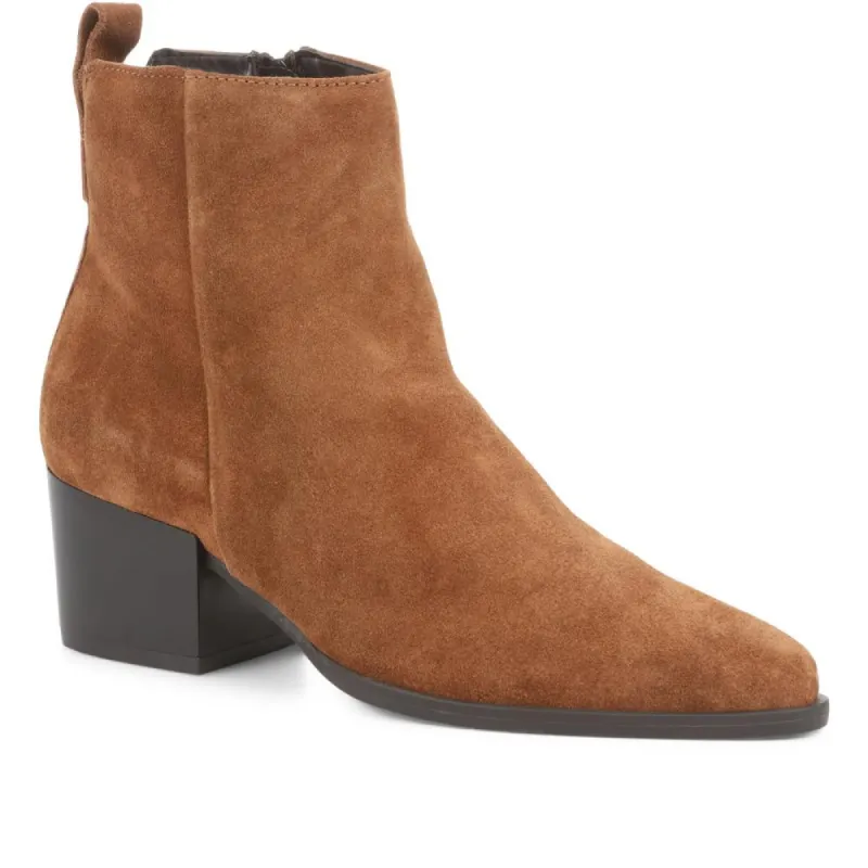 Caileigh Suede Western Boots - CAILEIGH / 322 541 sold by Shoe-Shop