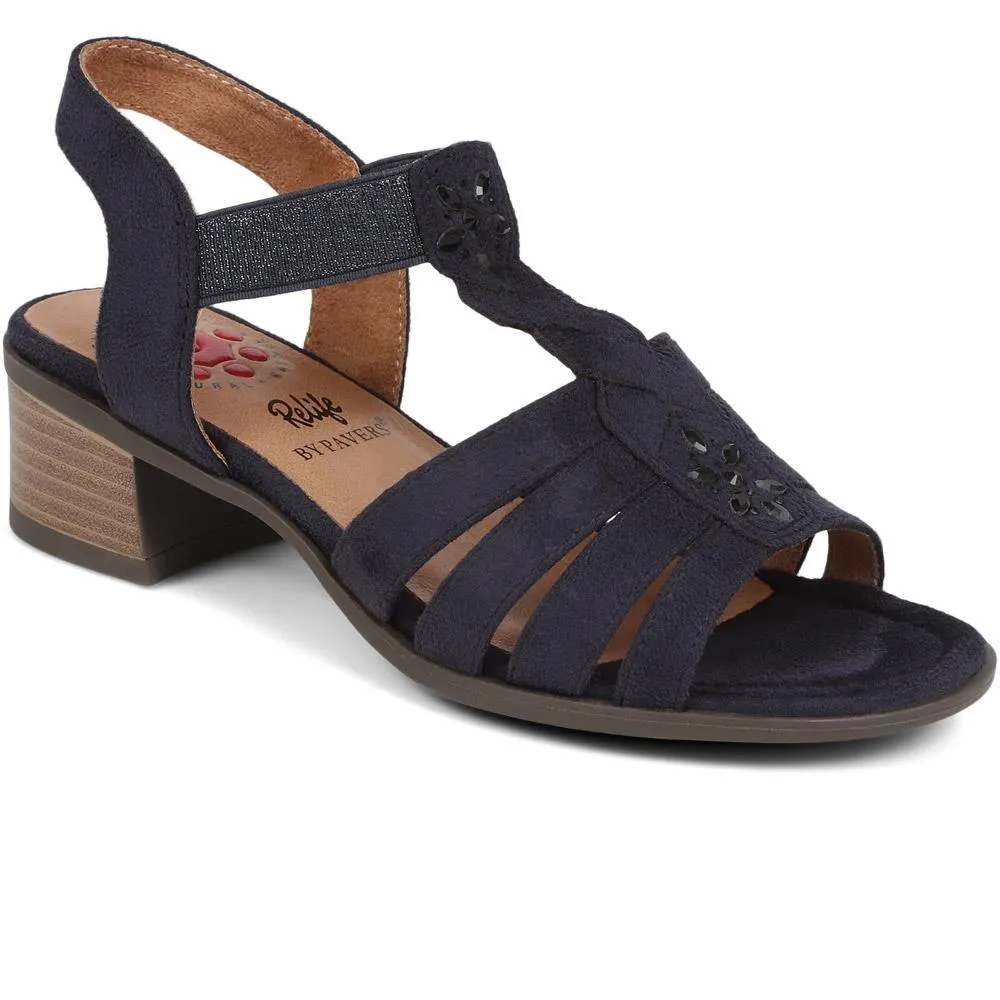 Block Heeled Slip-On Sandals - CENTR39057 / 324 981 sold by Shoe-Shop product image thumbnail 2