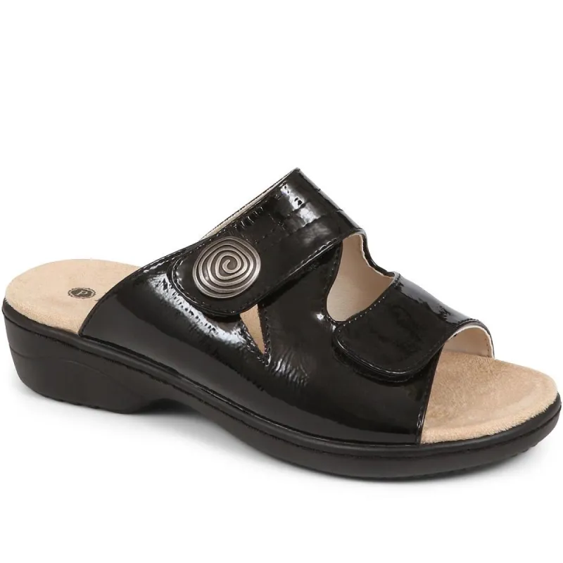 Fully Adjustable Mule Sandals - WBINS37005 / 323 332 sold by Shoe-Shop