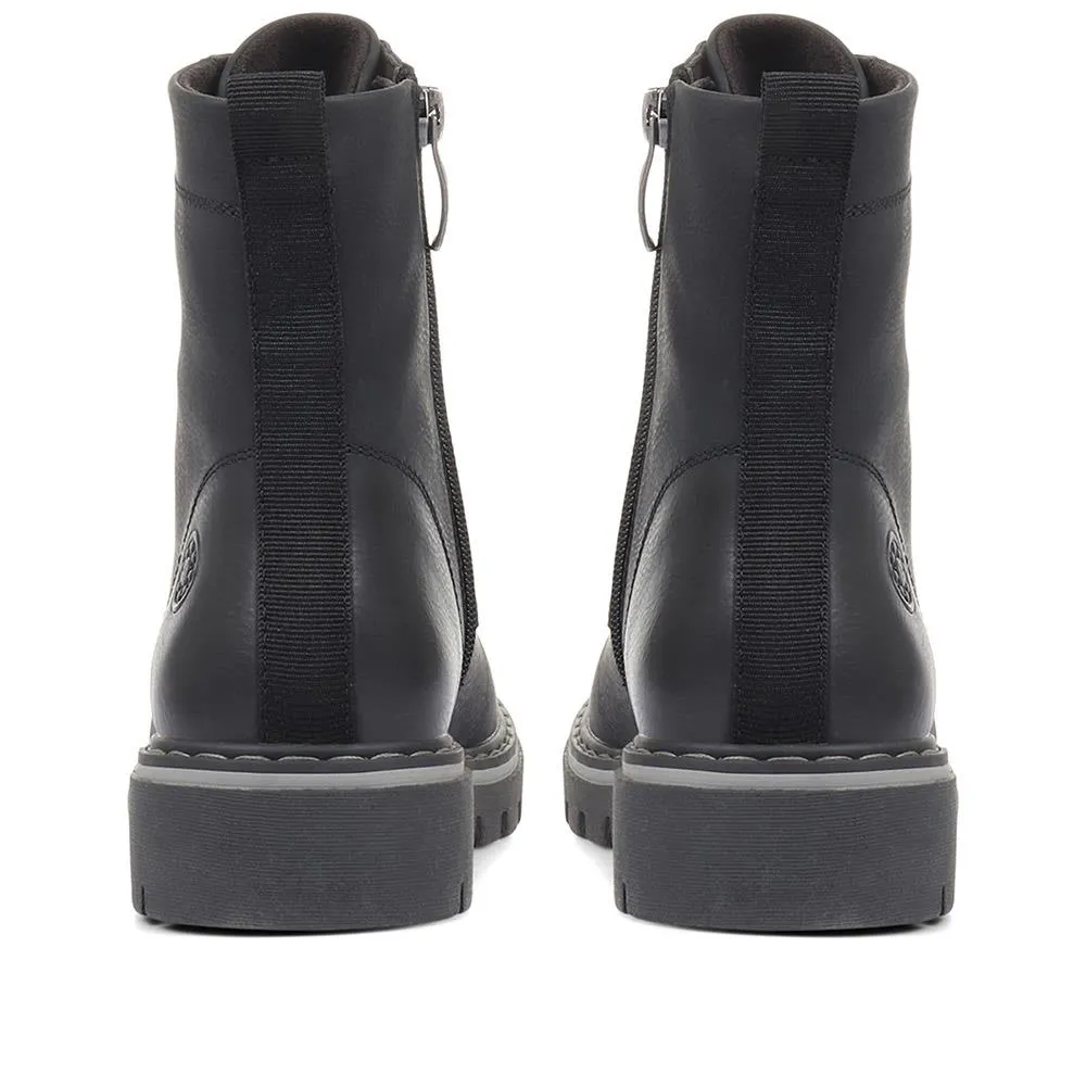 Wide Fit Lace-Up Ankle Boots - CENTR34019 / 320 386 sold by Shoe-Shop product image thumbnail 4