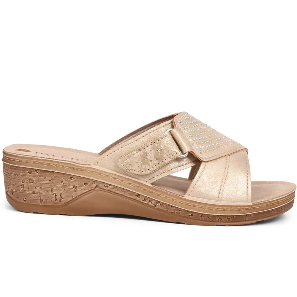 Wedge-Heeled Mule Sandals - INB39055 / 325 203 sold by Shoe-Shop product image thumbnail 3