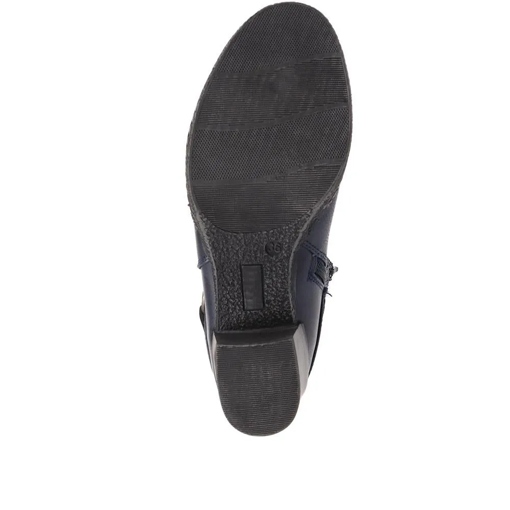 Block-Heeled Long Boots - WOIL38051 / 324 748 sold by Shoe-Shop product image thumbnail 4