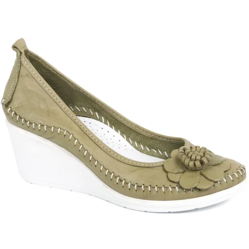 Leather Wedge Pumps - GOKH37003 / 323 271 sold by Shoe-Shop