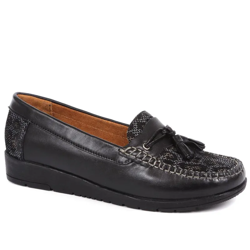 Leather Tassel Loafers - NAP37011 / 323 524 sold by Shoe-Shop