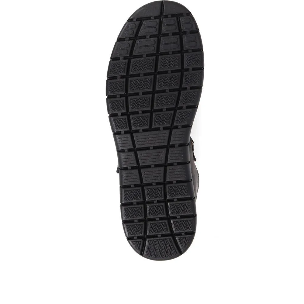 Extra Wide Fit Leather Sandals - KAMILAH / 324 045 sold by Shoe-Shop product image thumbnail 5