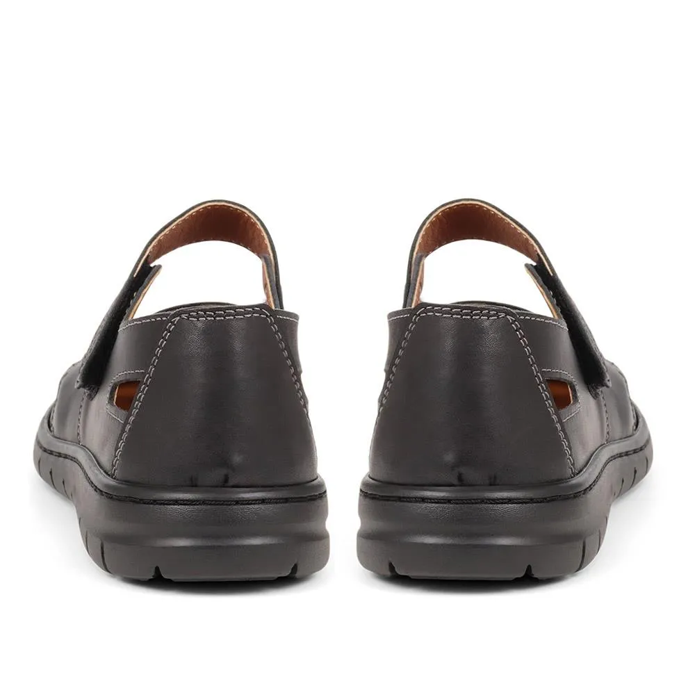 Extra Wide Fit Leather Sandals - KAMILAH / 324 045 sold by Shoe-Shop product image thumbnail 3