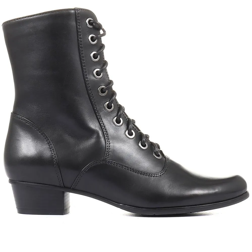 Stefany Leather Lace Up Boots - SINO34519 / 320 504 sold by Shoe-Shop product image thumbnail 3