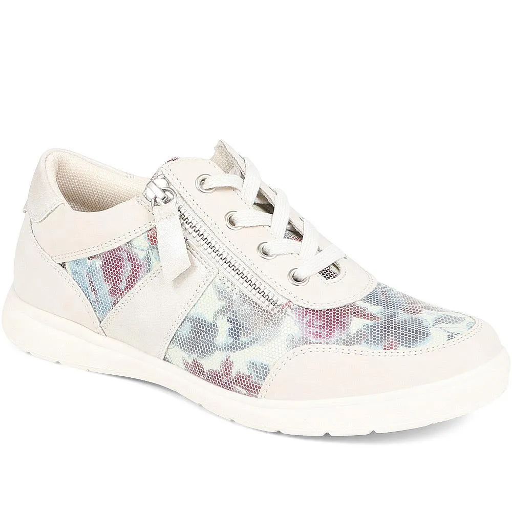 Zip Detail Zip-Up Trainers - WBINS37079 / 323 501 sold by Shoe-Shop