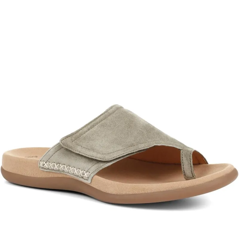 Enjoyment Leather Toe Post Sandals - GAB35523 / 321 581 sold by Shoe-Shop