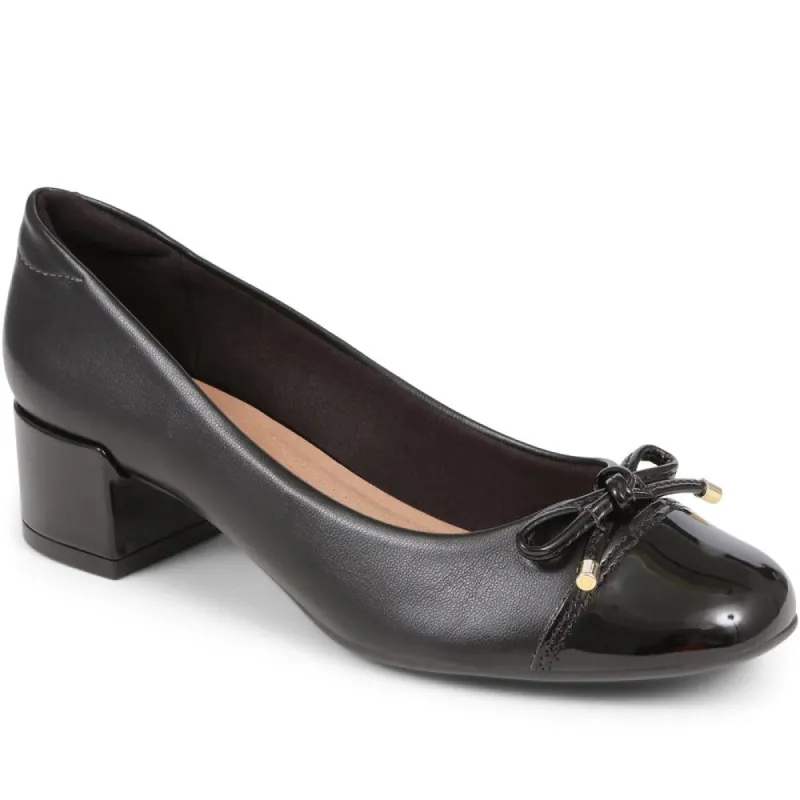 Patent Toe Court Shoes - BRIO38003 / 324 260 made by Shoe-Shop
