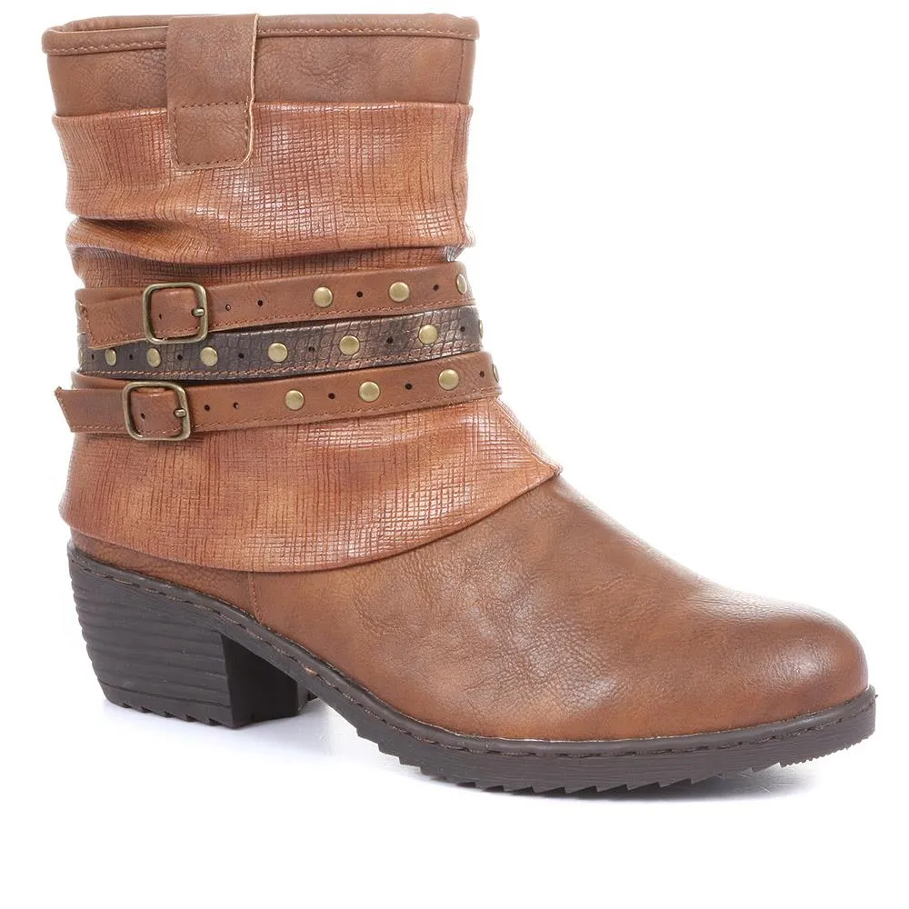 Slouch Fit Ankle Boot - WBINS28030 / 313 003 sold by Shoe-Shop