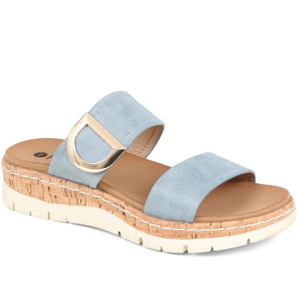 Platform Mule Sandals - BAIZH37005 / 323 456 sold by Shoe-Shop