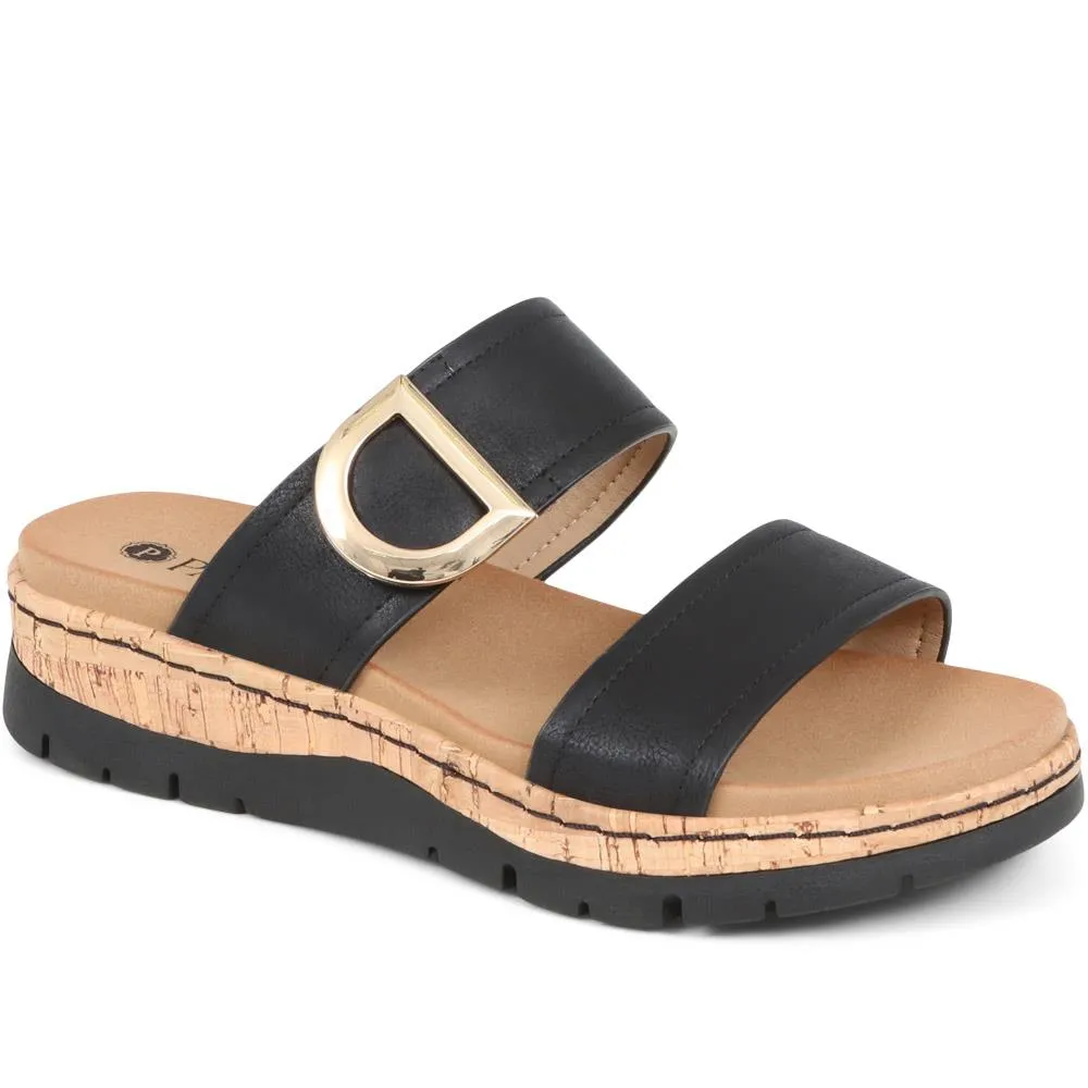 Platform Mule Sandals - BAIZH37005 / 323 456 sold by Shoe-Shop product image thumbnail 3