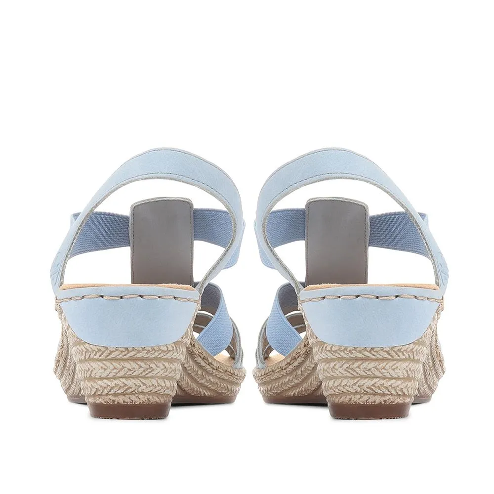 Flexible Low Wedge Sandals - RKR35532 / 321 441 sold by Shoe-Shop product image thumbnail 4