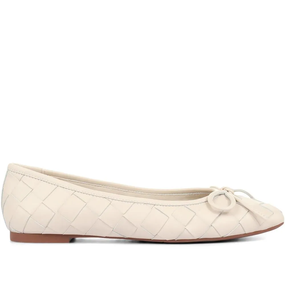 Bellissa Woven Leather Ballet Flats - BELLISSA / 321 141 sold by Shoe-Shop product image thumbnail 3