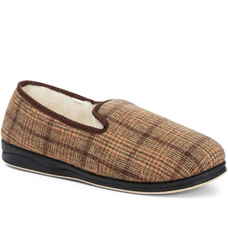 Extra Wide Fit Slippers - QING30001 / 315 970 sold by Shoe-Shop