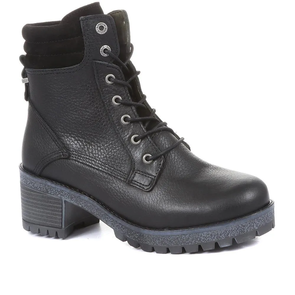 Stark Heeled Leather Ankle Boots - BARBR34520 / 320 319 sold by Shoe-Shop