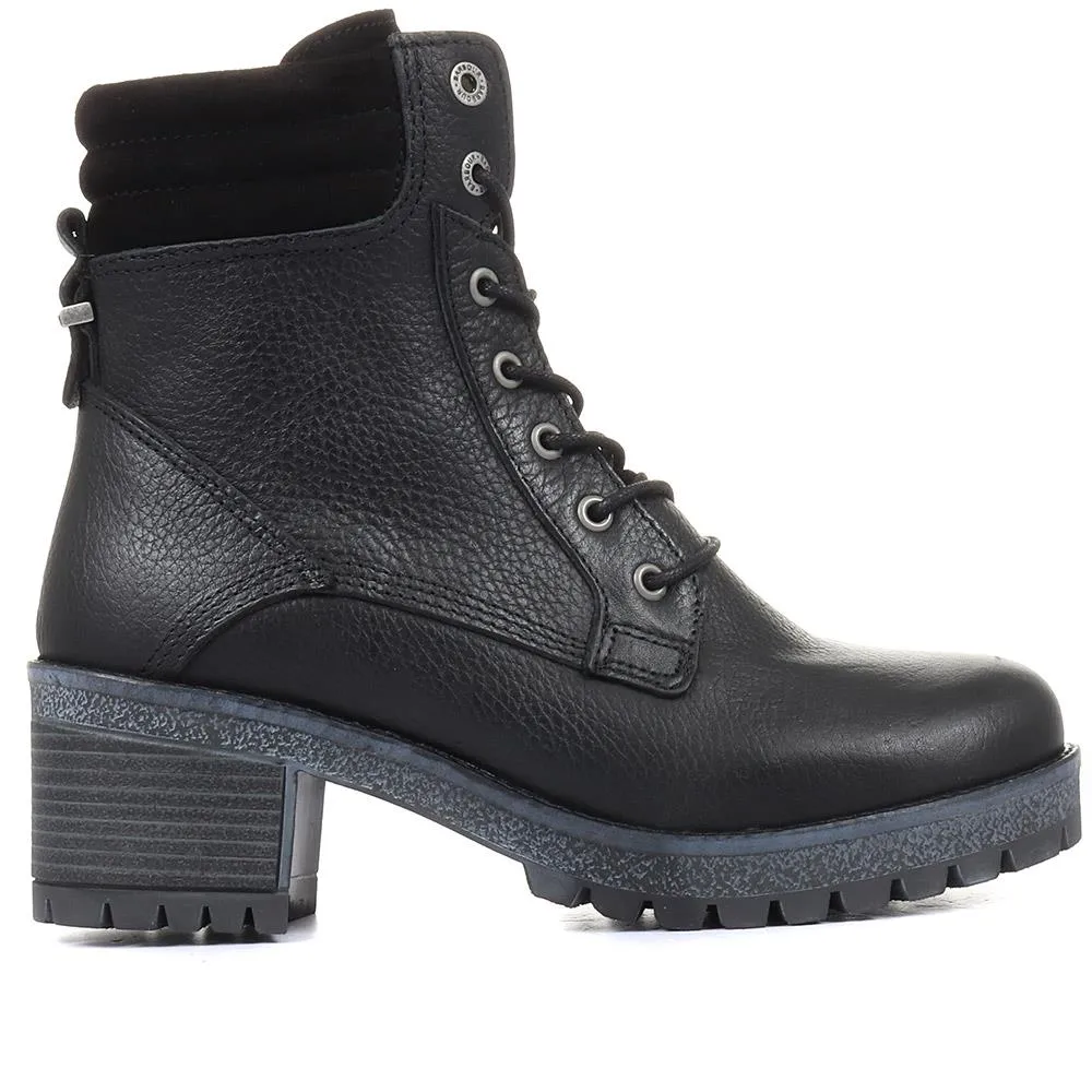Stark Heeled Leather Ankle Boots - BARBR34520 / 320 319 sold by Shoe-Shop product image thumbnail 4