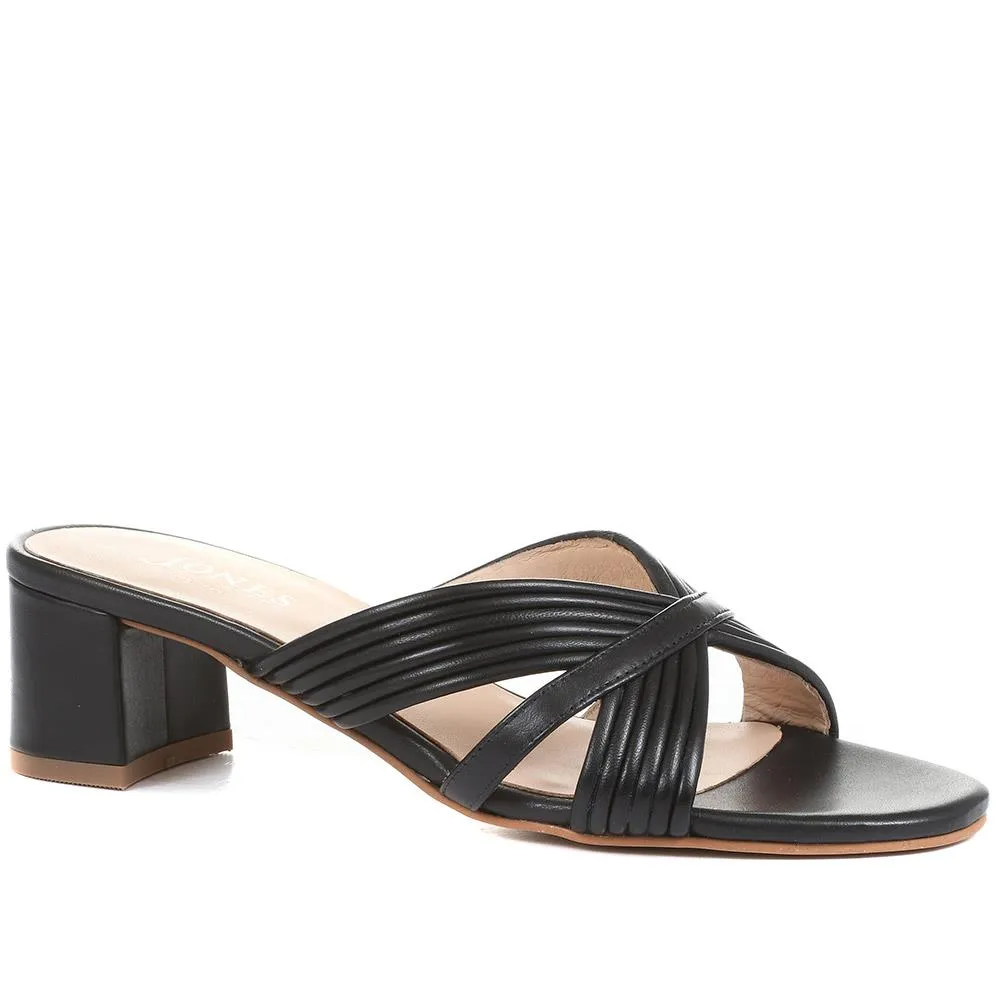 Larinda Block Heel leather Mules - LARINDA / 322 281 sold by Shoe-Shop product image thumbnail 2