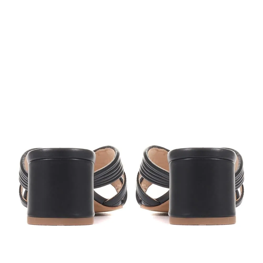 Larinda Block Heel leather Mules - LARINDA / 322 281 sold by Shoe-Shop product image thumbnail 4