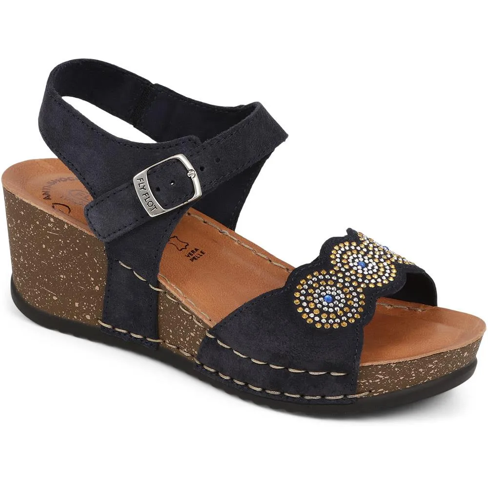 Leather Wedge Sandals - FLY39075 / 324 755 sold by Shoe-Shop product image thumbnail 2