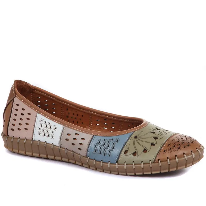 Flat Leather Ballerina Shoes - BELMETIN31009 / 317 955 sold by Shoe-Shop