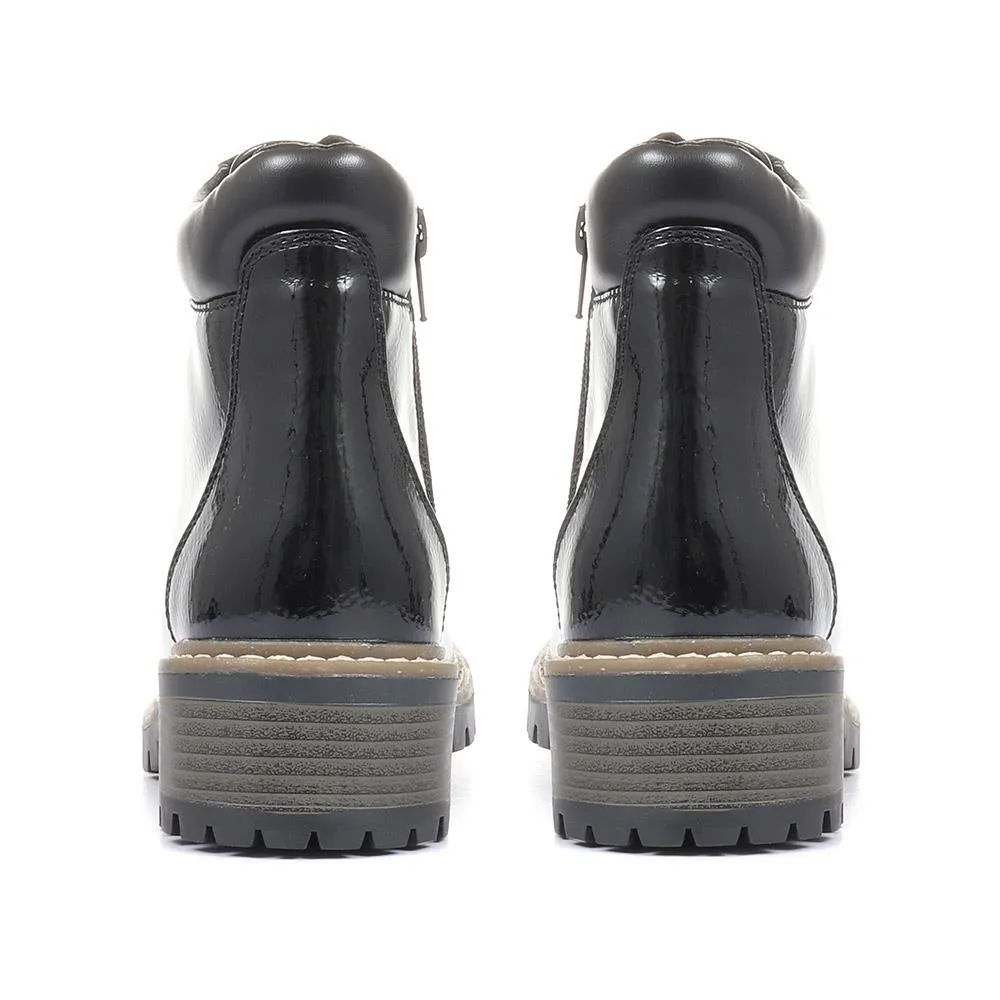 High Shine Hiker Boots - BELWBINS34129 / 320 584 sold by Shoe-Shop product image thumbnail 4