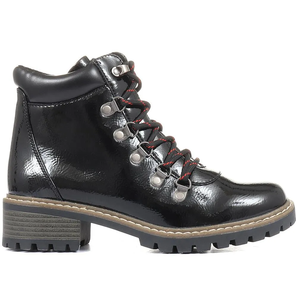 High Shine Hiker Boots - BELWBINS34129 / 320 584 sold by Shoe-Shop product image thumbnail 3