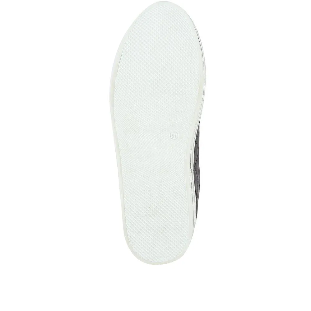 Elenore Leather Quilted Trainers - ELENORE / 321 307 sold by Shoe-Shop product image thumbnail 5