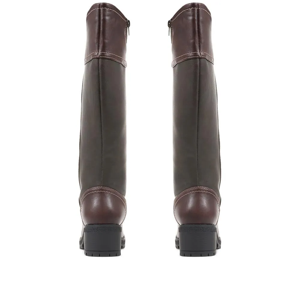 Leather Mid-calf Boots - WBINS36132 / 323 116 sold by Shoe-Shop product image thumbnail 3