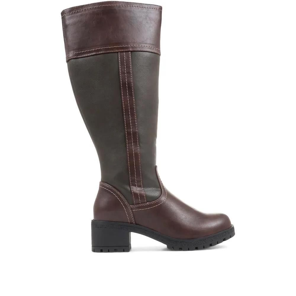 Leather Mid-calf Boots - WBINS36132 / 323 116 sold by Shoe-Shop product image thumbnail 2