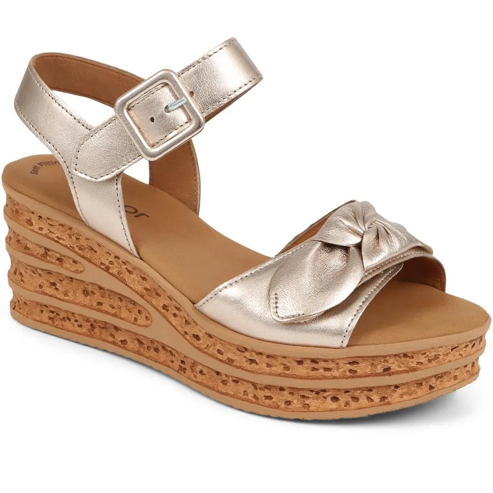 Leather Wedge Heels - GAB39502 / 325 080 sold by Shoe-Shop product image thumbnail 2